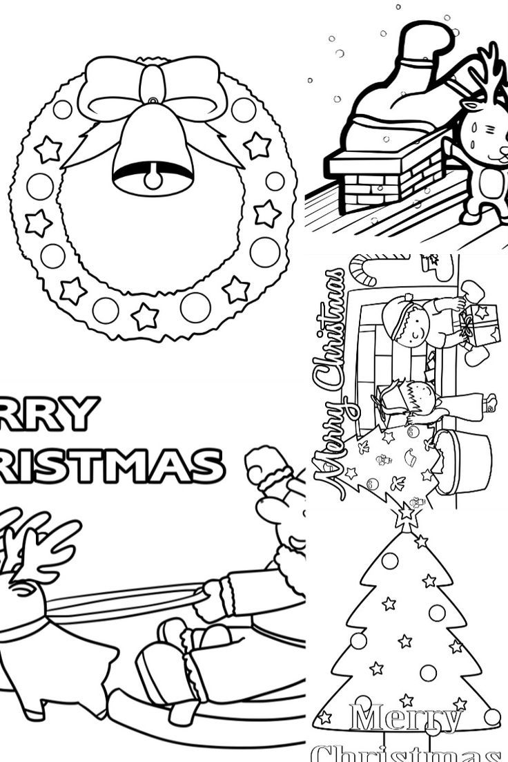 Christmas Free Coloring Book Pages Download Christmas Coloring 