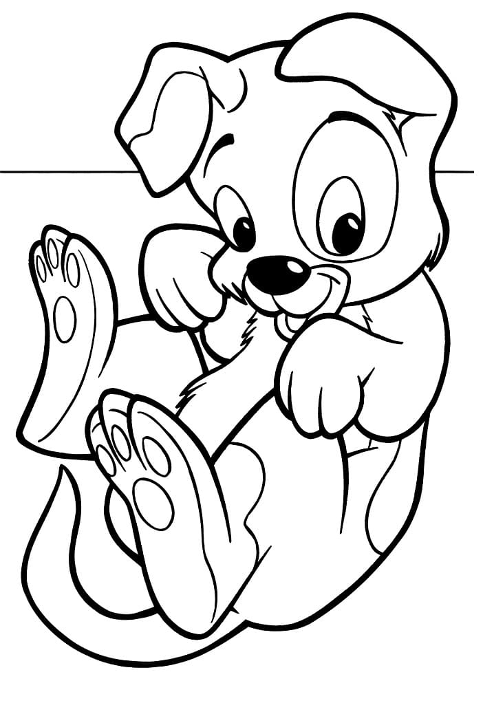 Cinna Puppy Coloring Page Free Printable Coloring Pages For Kids