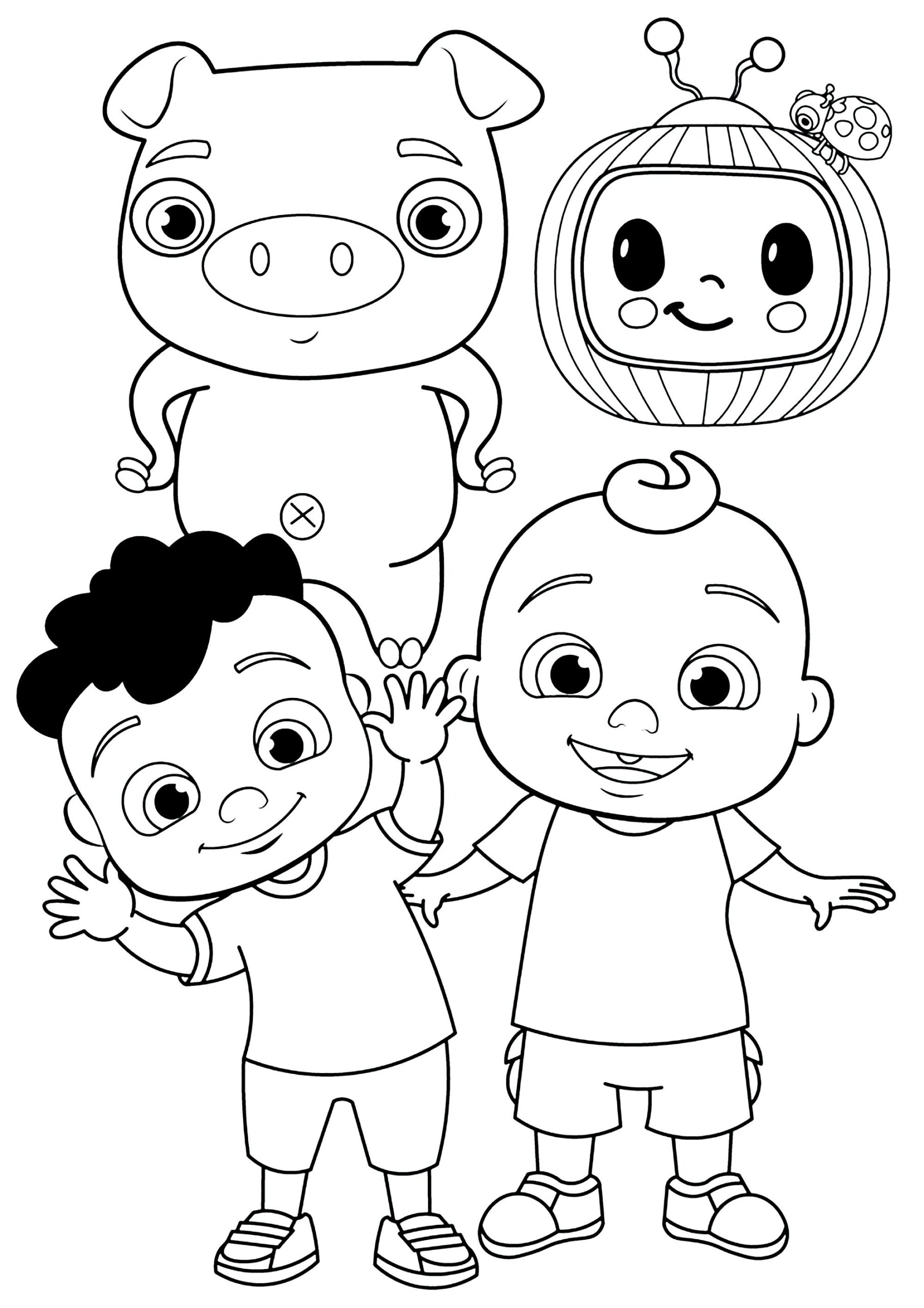 Cocomelon Coloring Book Coloring Pages
