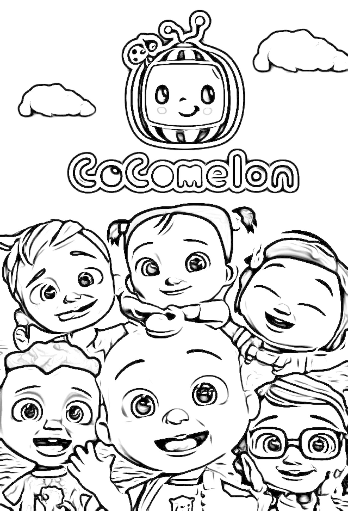 Cocomelon Coloring Book Coloring Pages