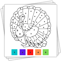 Color By Number Printables For Kids