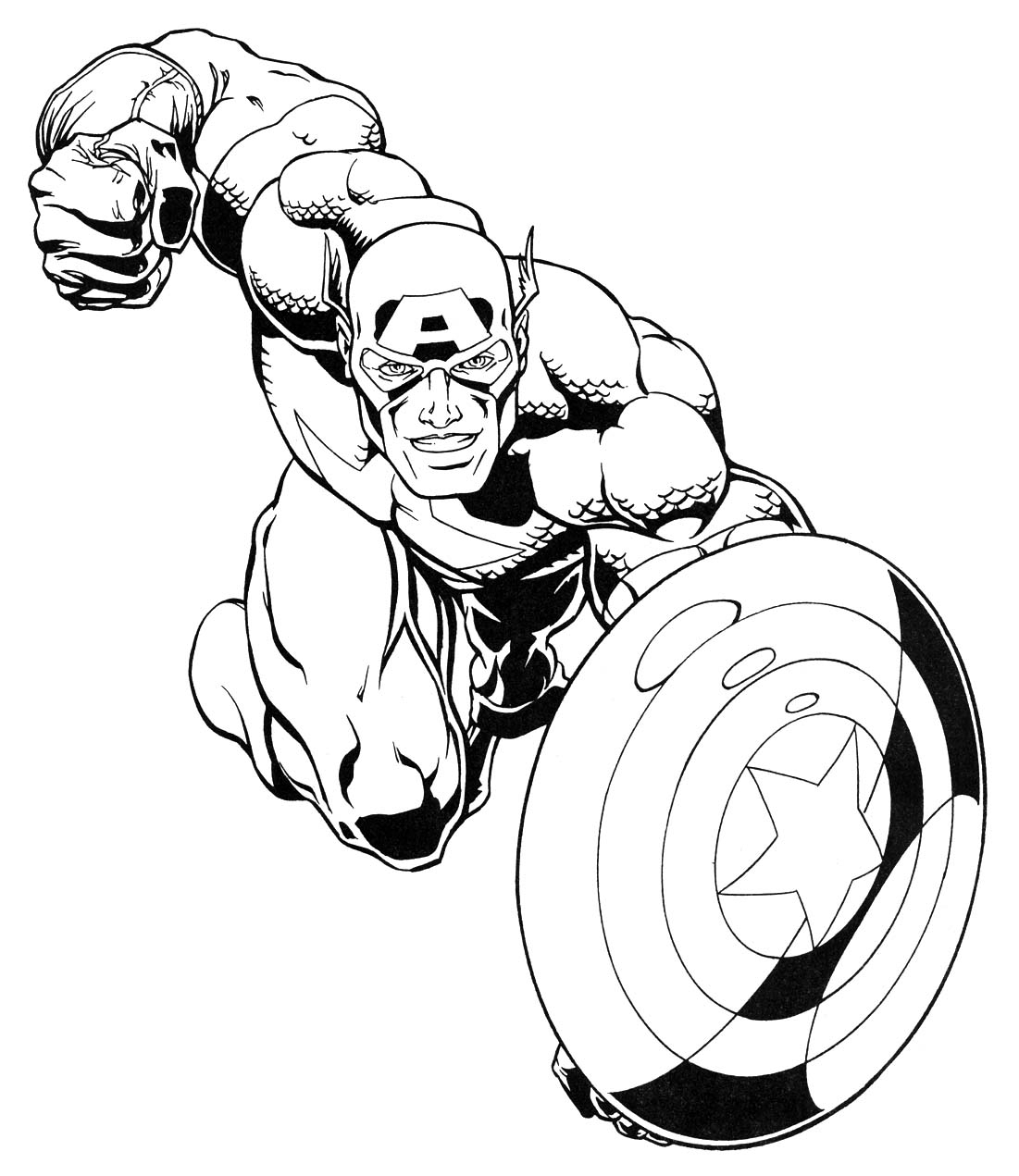 Coloring Book Marvel Super Heroes