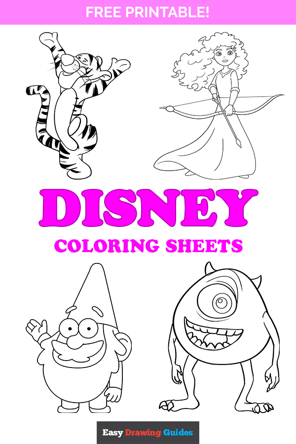 Coloring Book Pages Disney