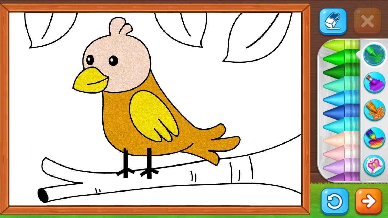 Coloring Games Painting And Coloring For Kids Coloring Birt Baby Days