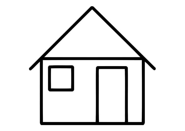 Coloring Page House Free Printables Img 11324