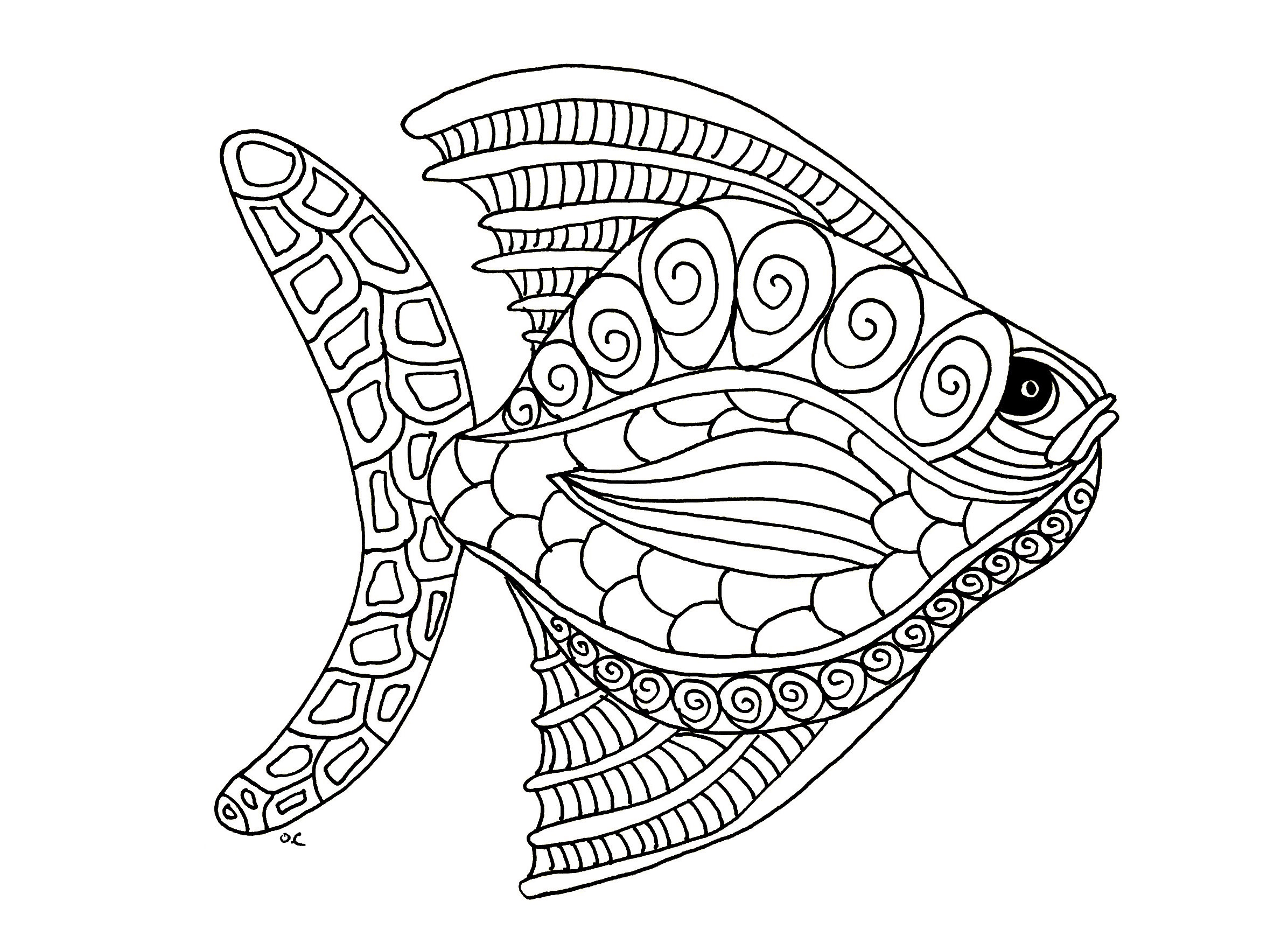 Coloring Pages Animals For Adults