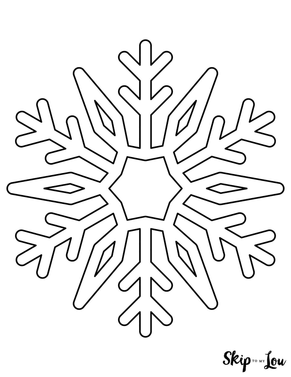 Coloring Pages Of Snowflakes Coloring Pages