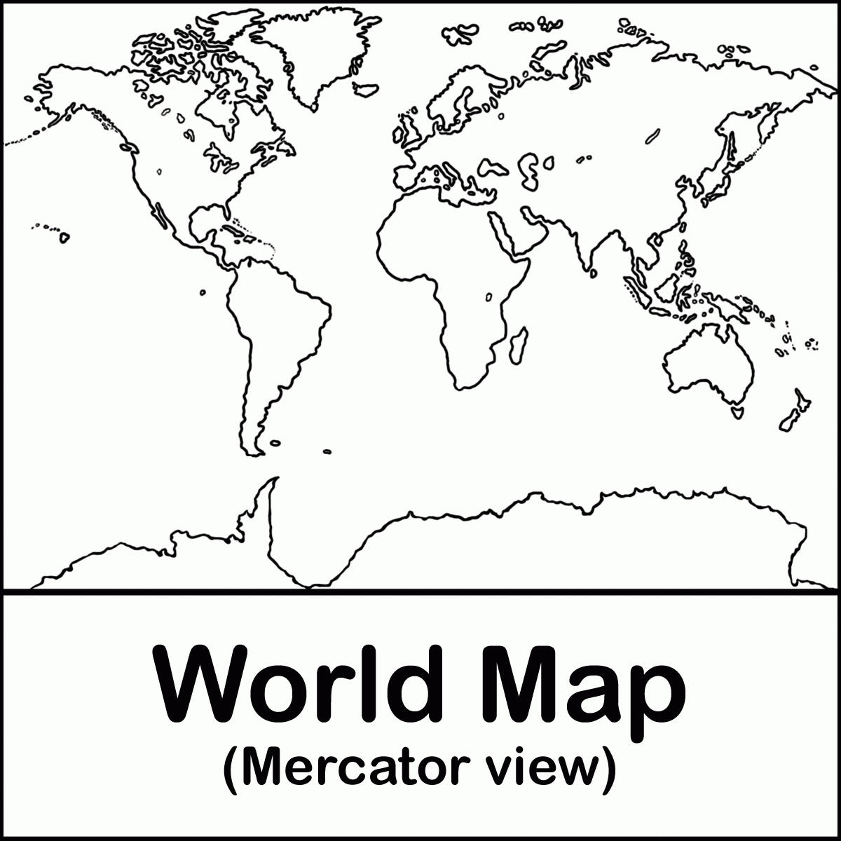 Coloring Pages Of The World Map Coloring Home