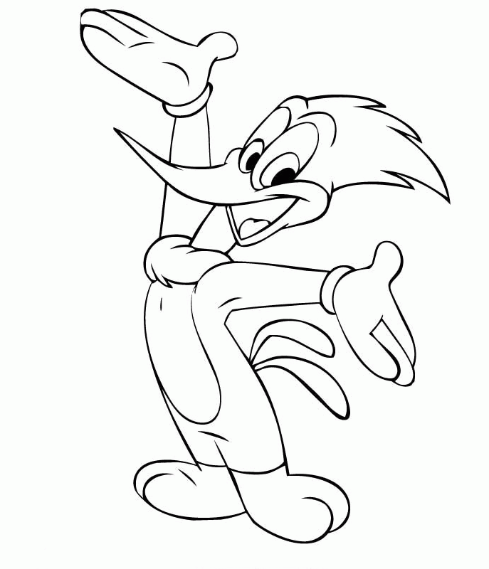 Coloring Pages Woody Woodpecker Coloring Pages