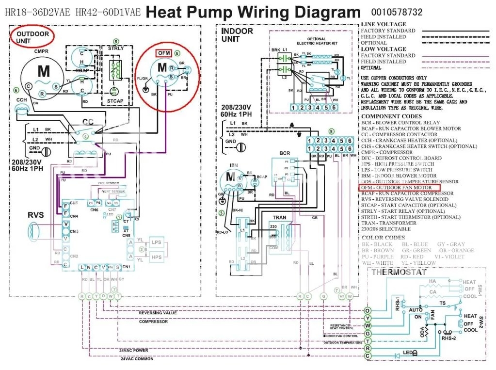 Comfortmaker Heat Pump Wiring Diagram