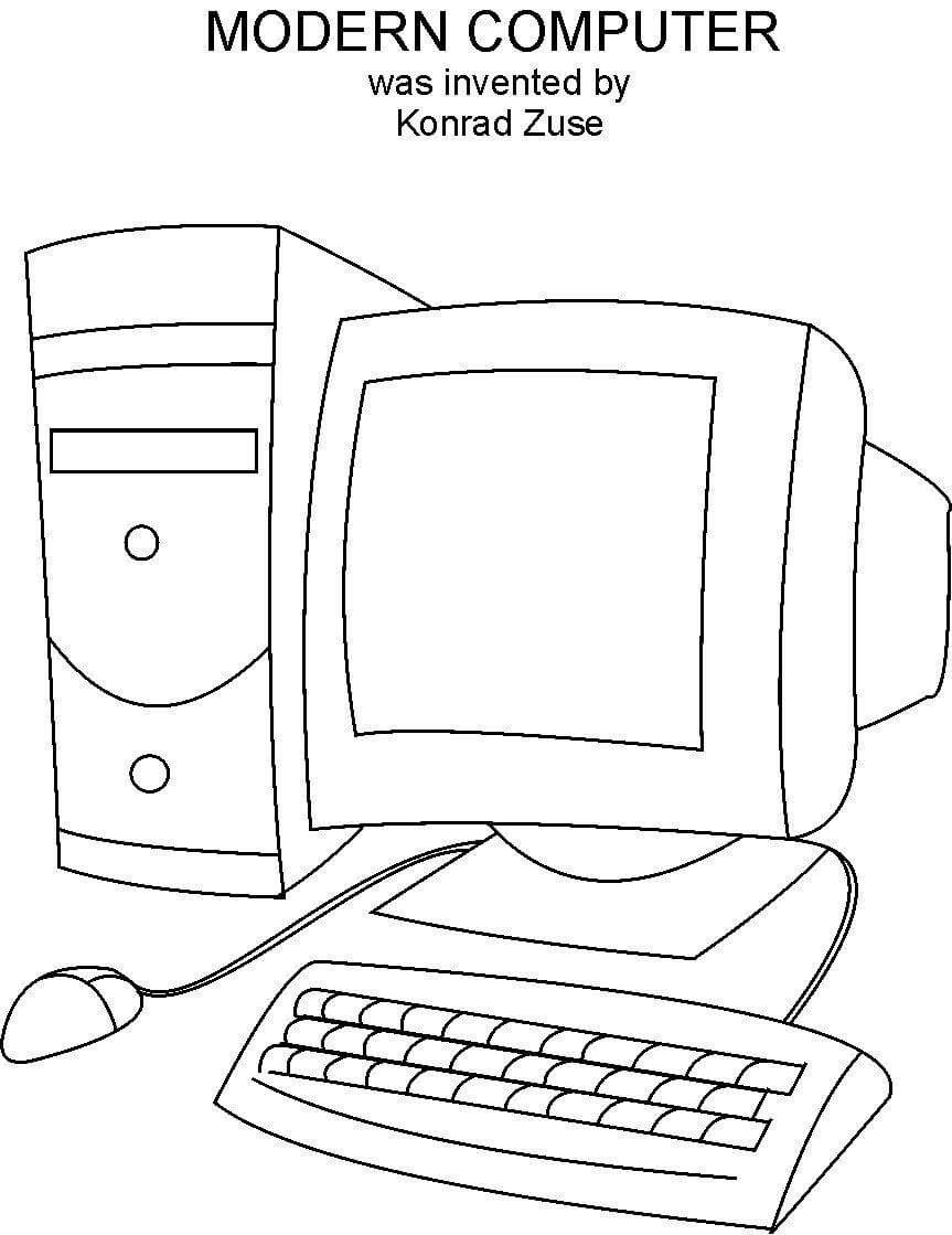 Computer Coloring Pages Printable Coloring Pages FREE