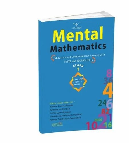 Concepts Of Mathematics Mental Math Class 1 Children Books At Rs 