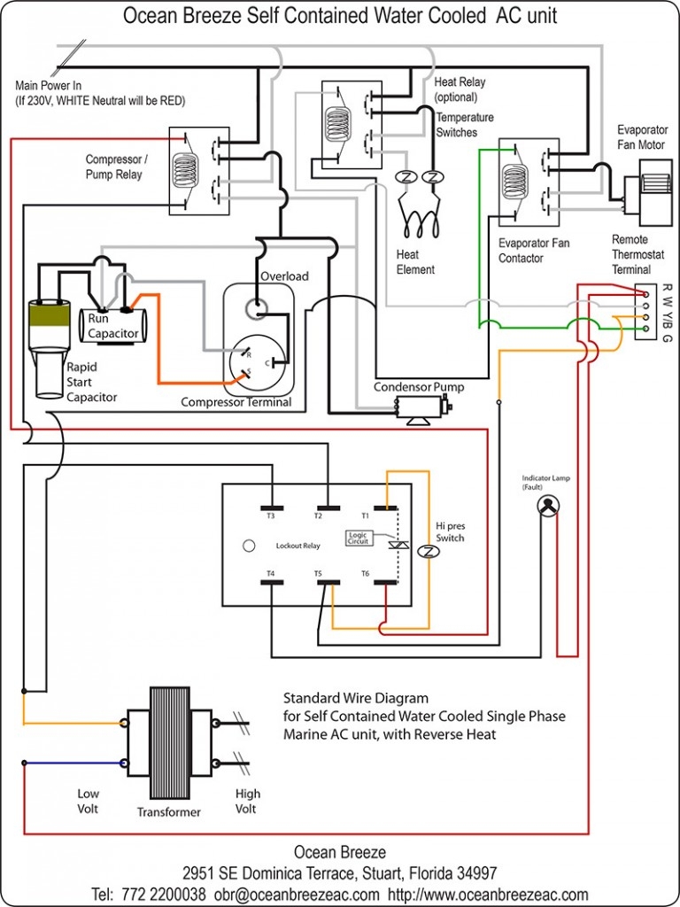 Contactor Wiring Diagram Ac Unit Download Wiring Diagram Sample