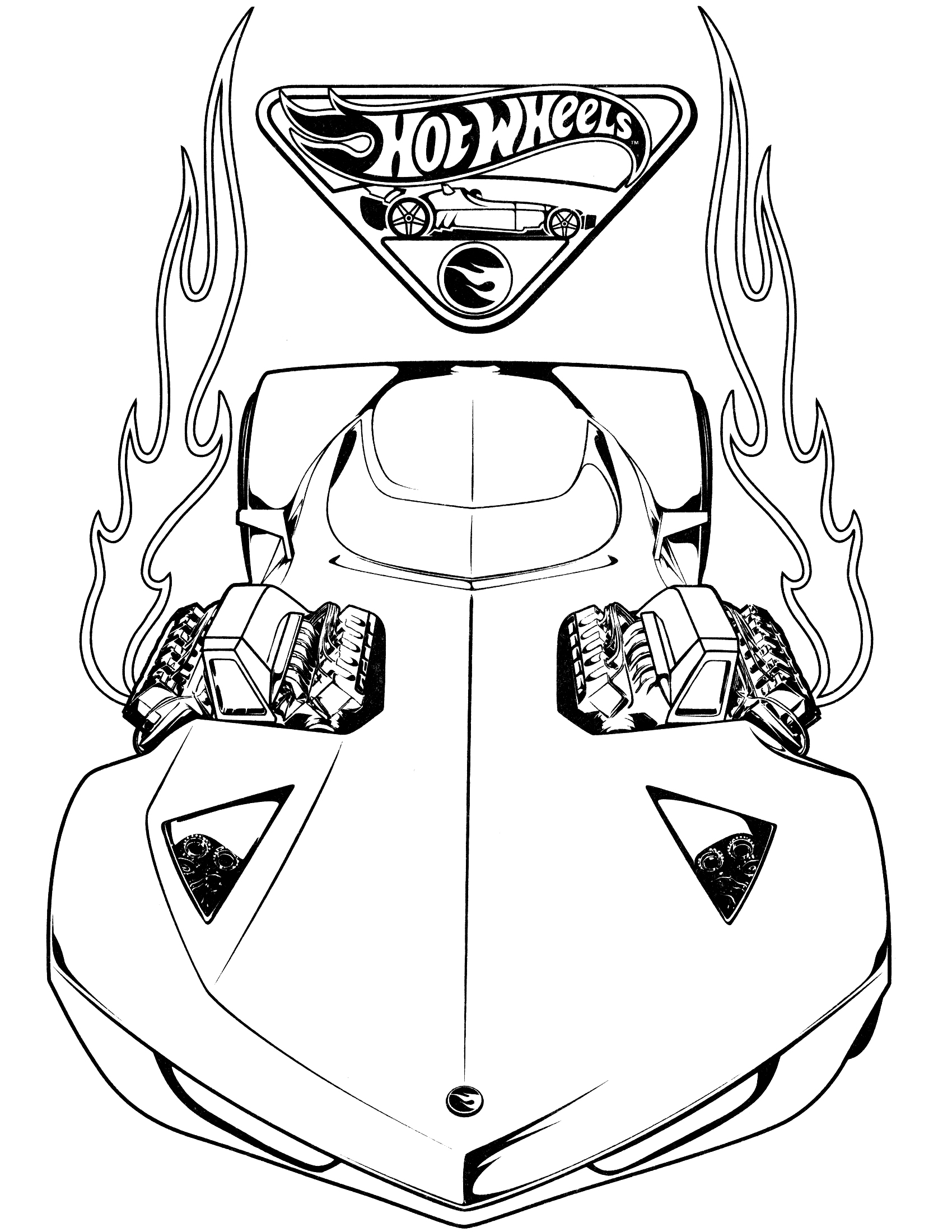 Cool Hot Wheels Coloring Book References Demianak bond