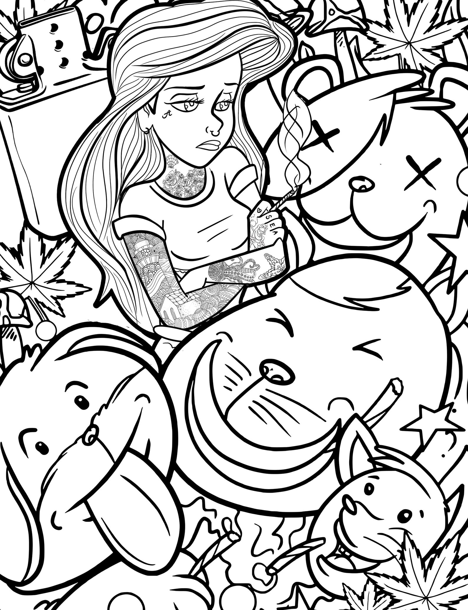 Cool Stoner Coloring Book 2022 Demianak bond
