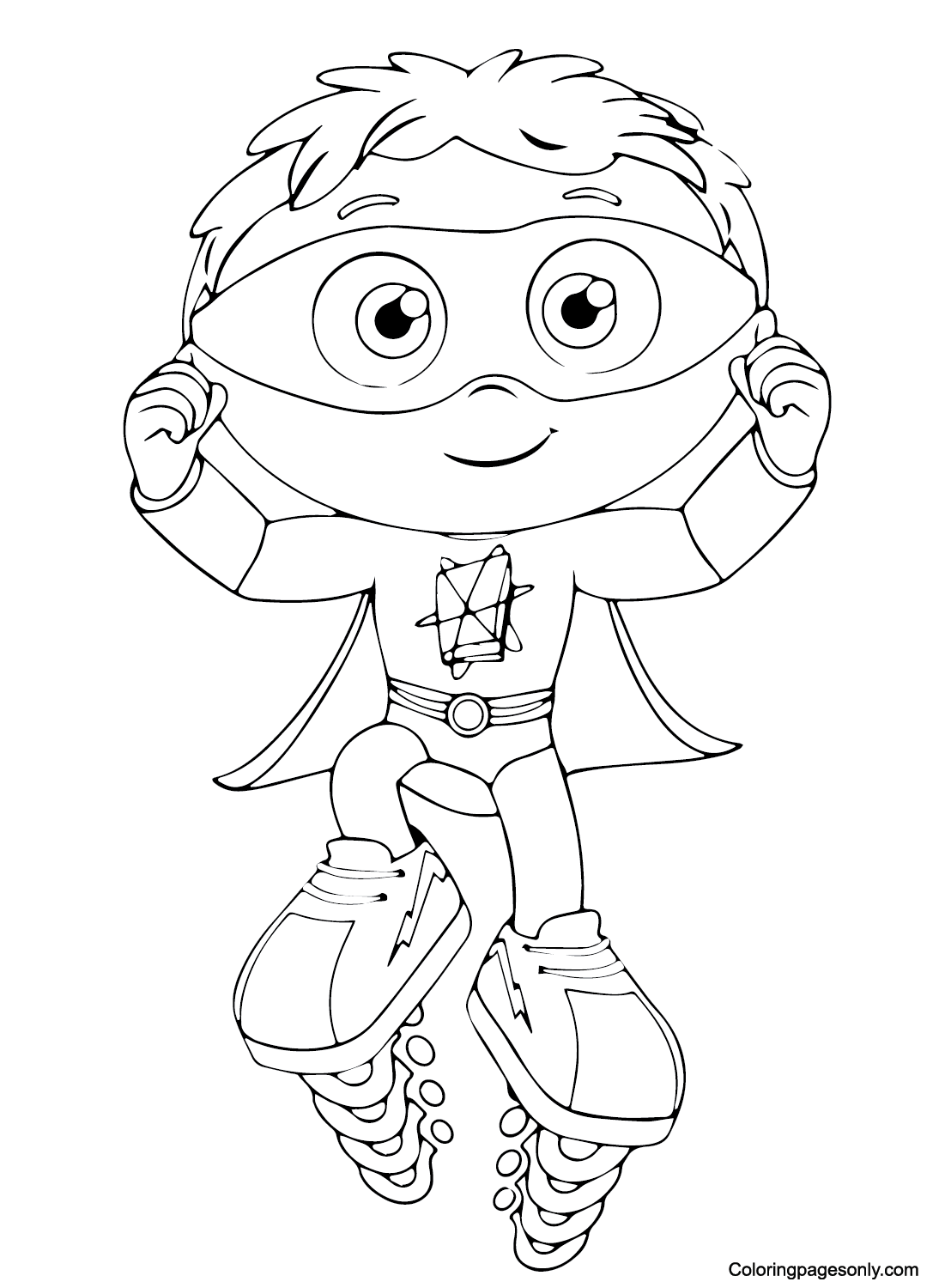 Cool Super Why Coloring Page Free Printable Coloring Pages