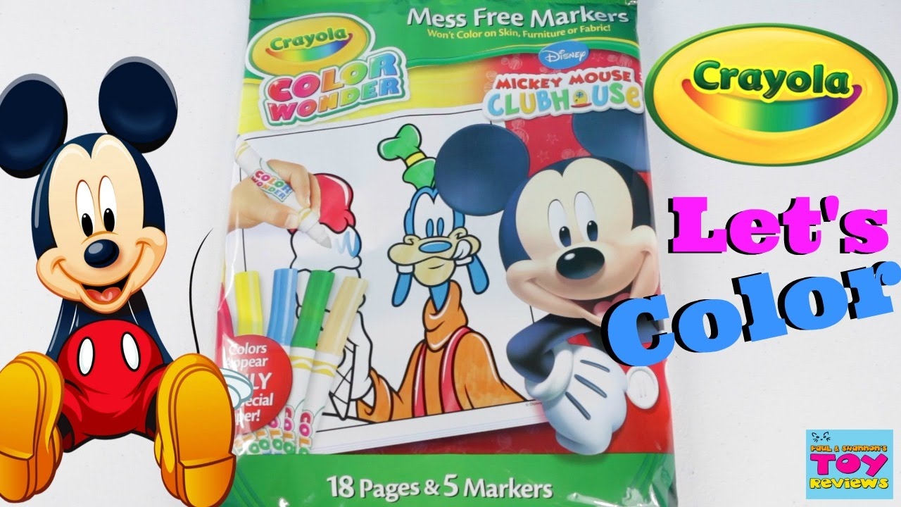 Crayola Coloring Pages Mickey Mouse