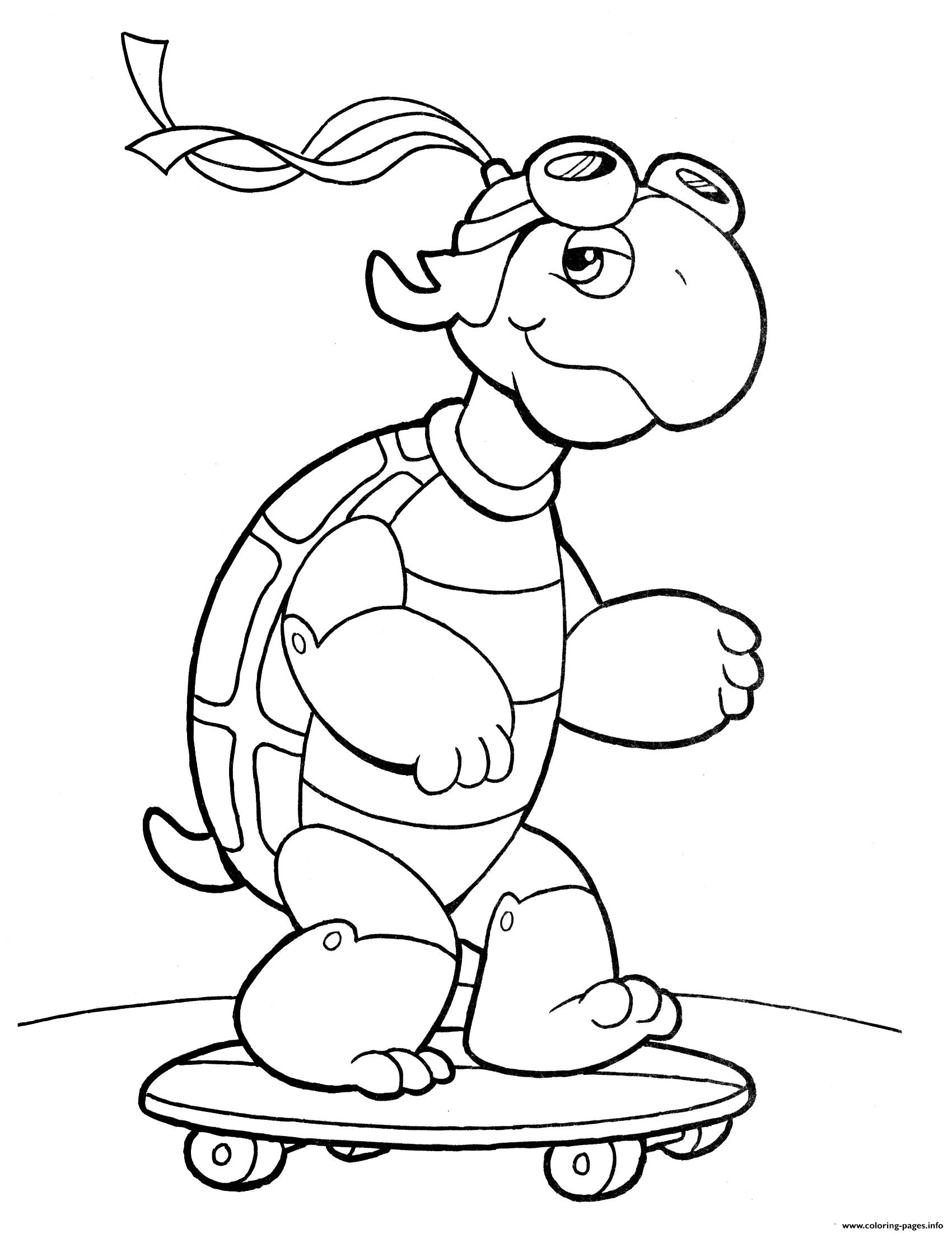 Crayola Turtle Coloring Page Printable
