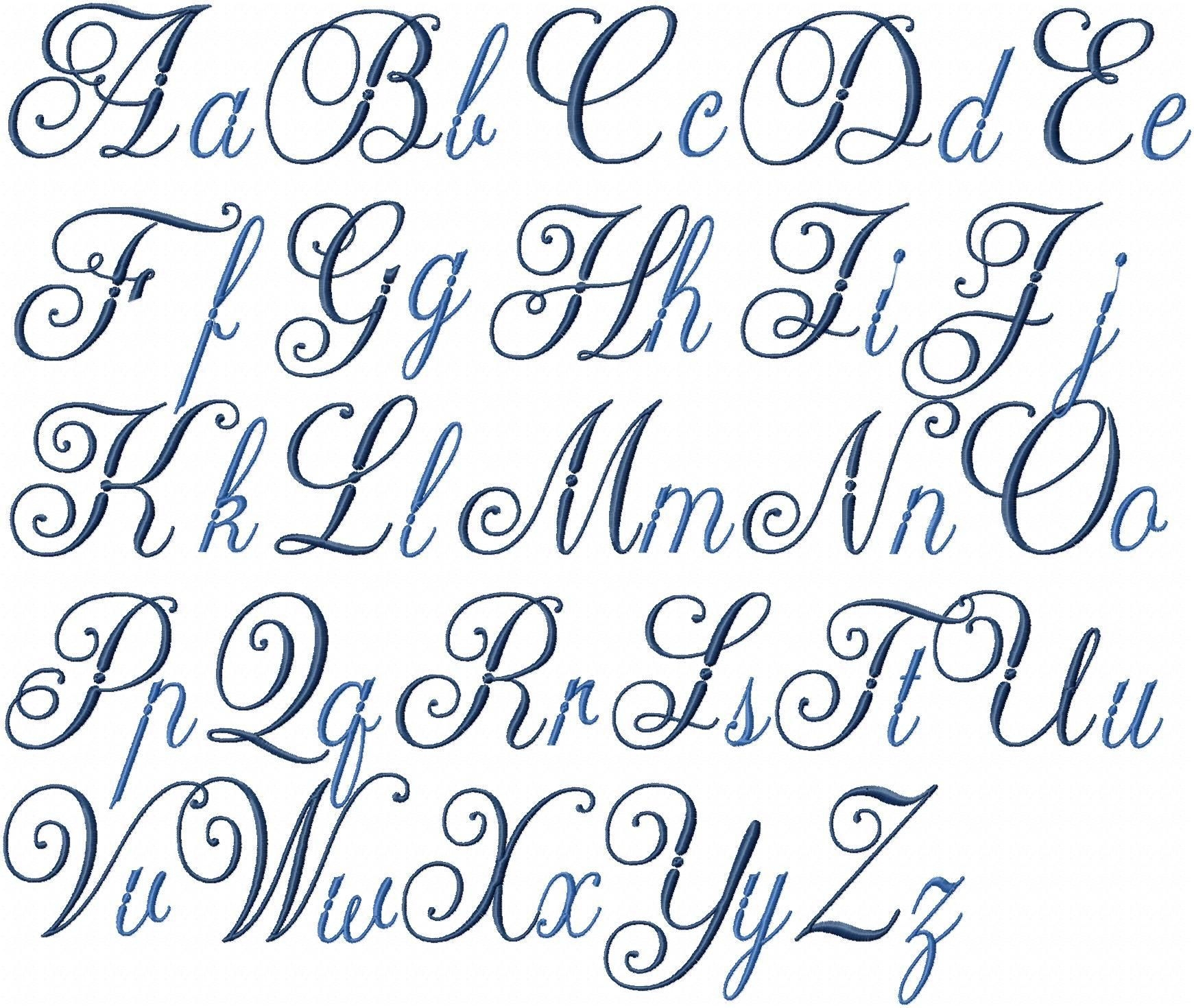Cursive Alphabet Font Download Printable Cursive Alphabet Free 