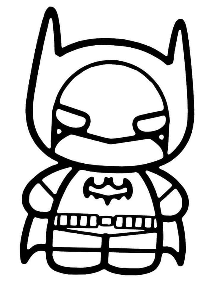 Cute Batman Coloring Page Free Printable Coloring Pages For Kids