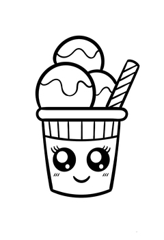 Cute Food Coloring Pages For Kids By ColorifyNow Coloring Pages