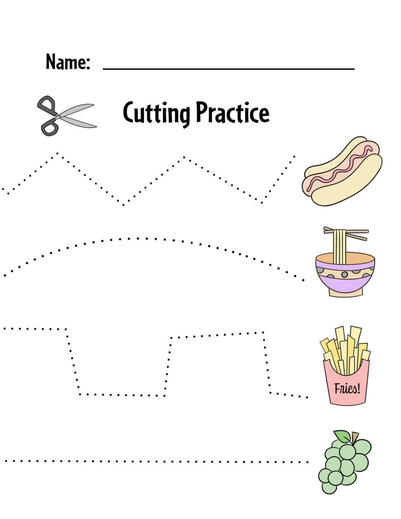 Cutting Practice Worksheets Superstar Worksheets Worksheets Library
