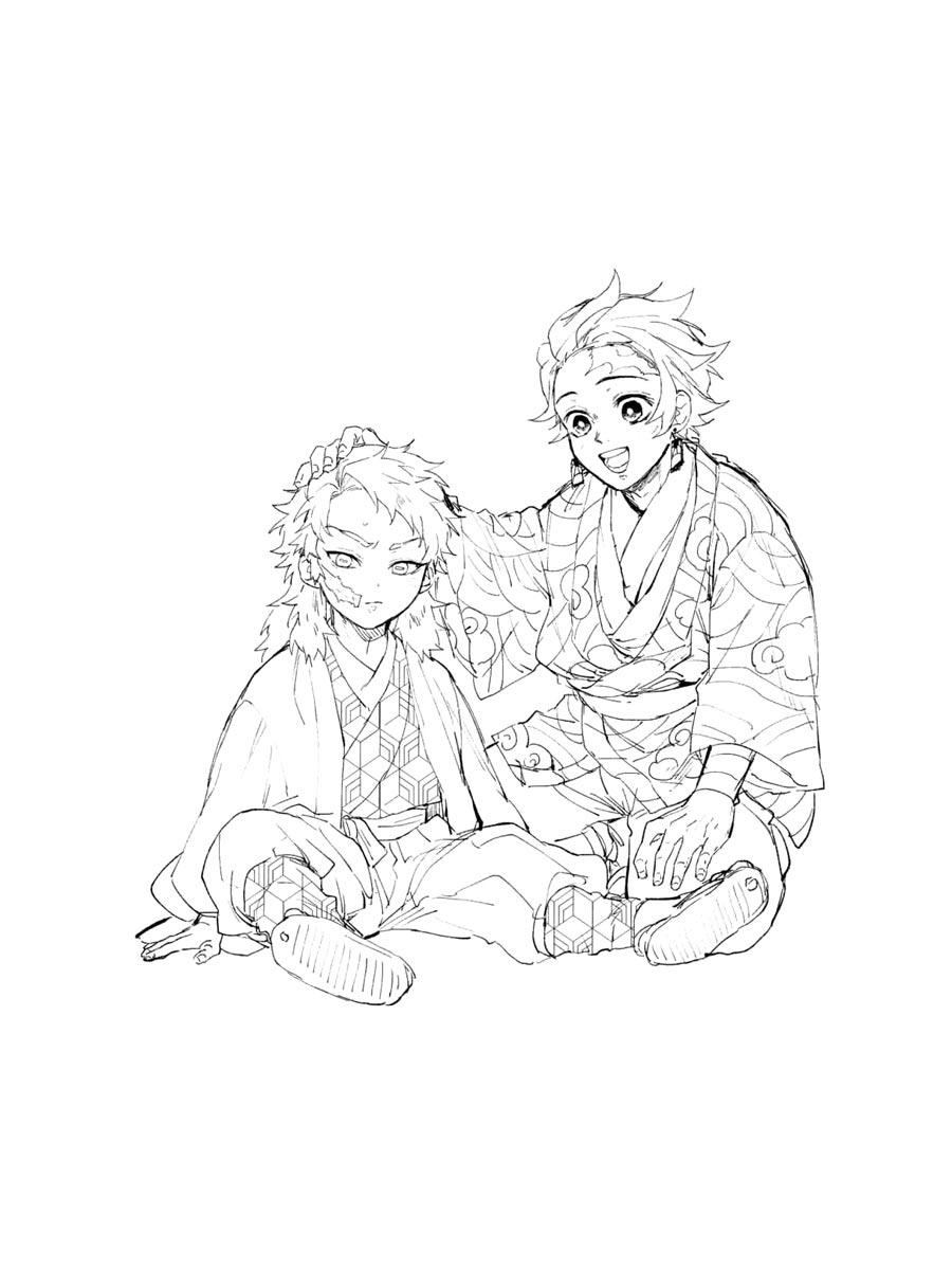 Demon Slayer Coloring Pages