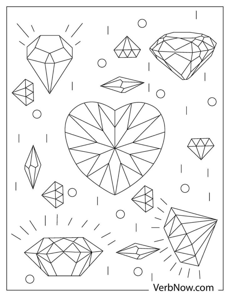 Diamond Coloring Page Diamond Coloring Page Ultra Coloring Pages Porn 
