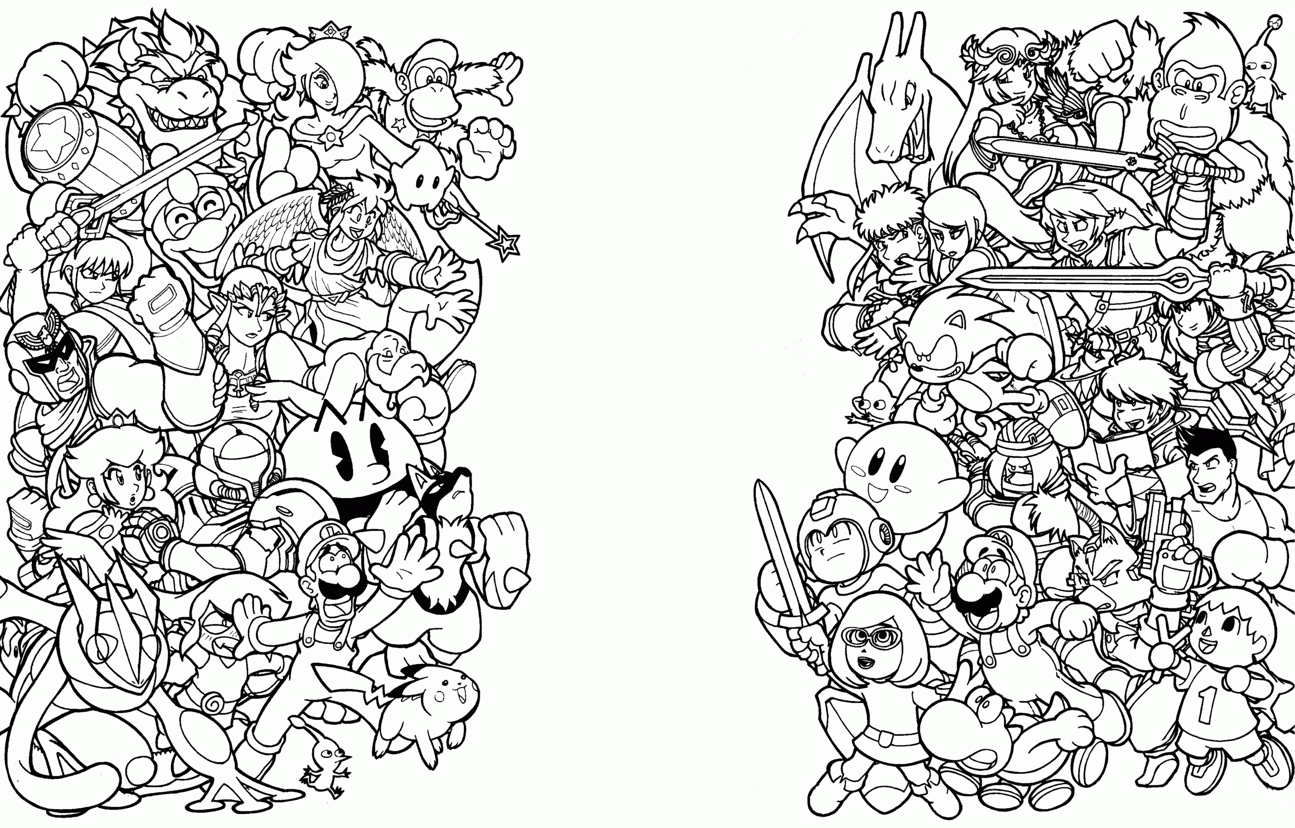 Dibujos De Super Smash Bros Para Colorear Images And Photos Finder