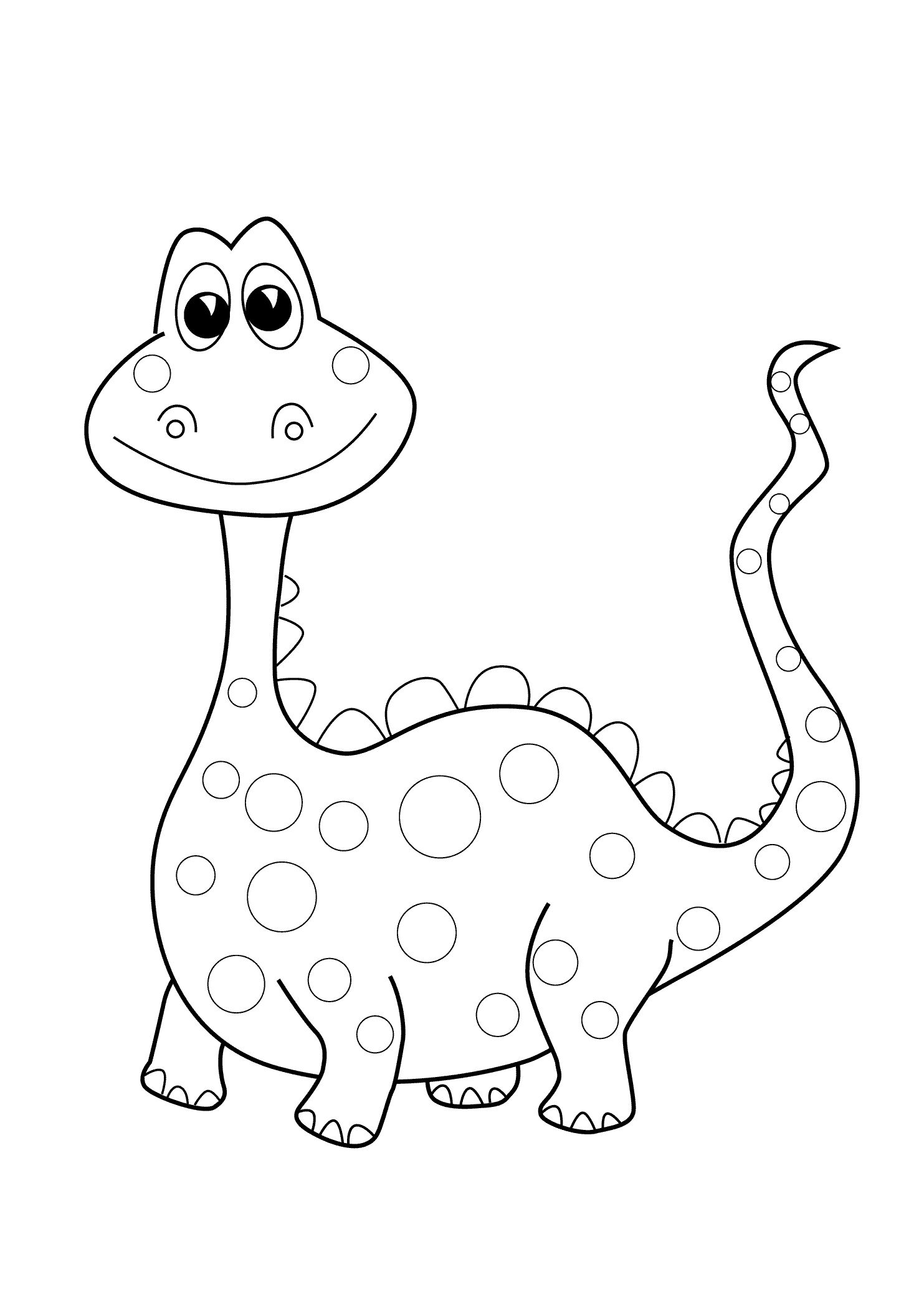 Dinosaur Coloring Pages Preschool