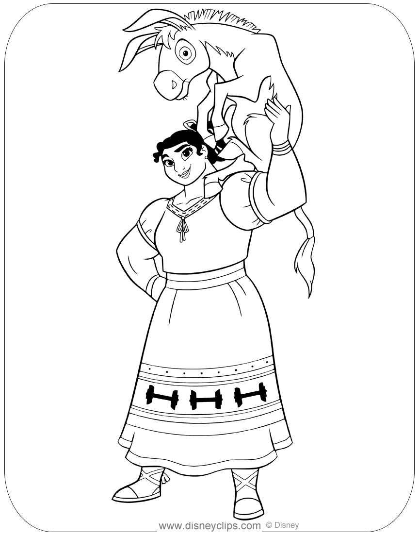 Disney Encanto Coloring Page Coloring Home