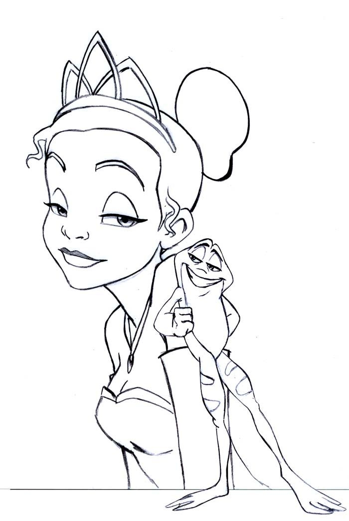 Disney Princess Tiana Coloring Pages Coloring Home