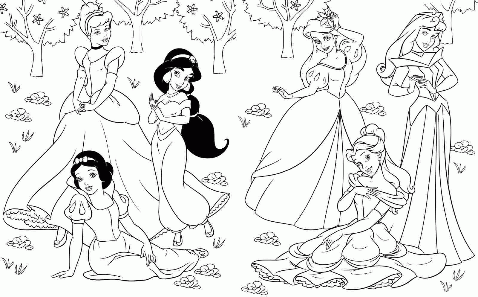 Disney Princess Winter Coloring Pages Coloring Home
