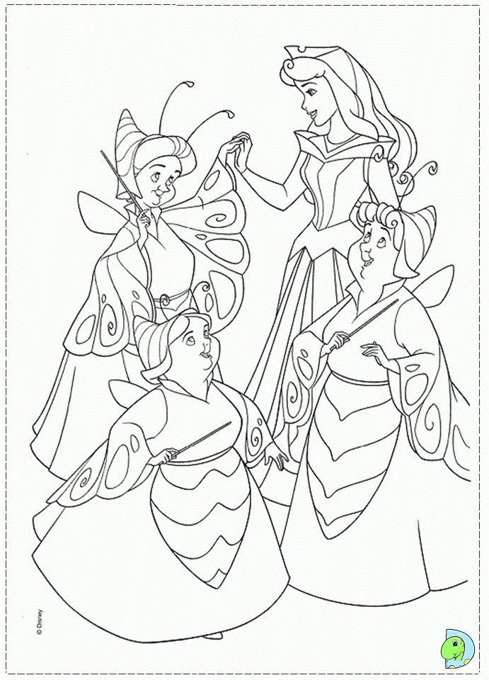 Disney Sleeping Beauty Coloring Pages Coloring Home