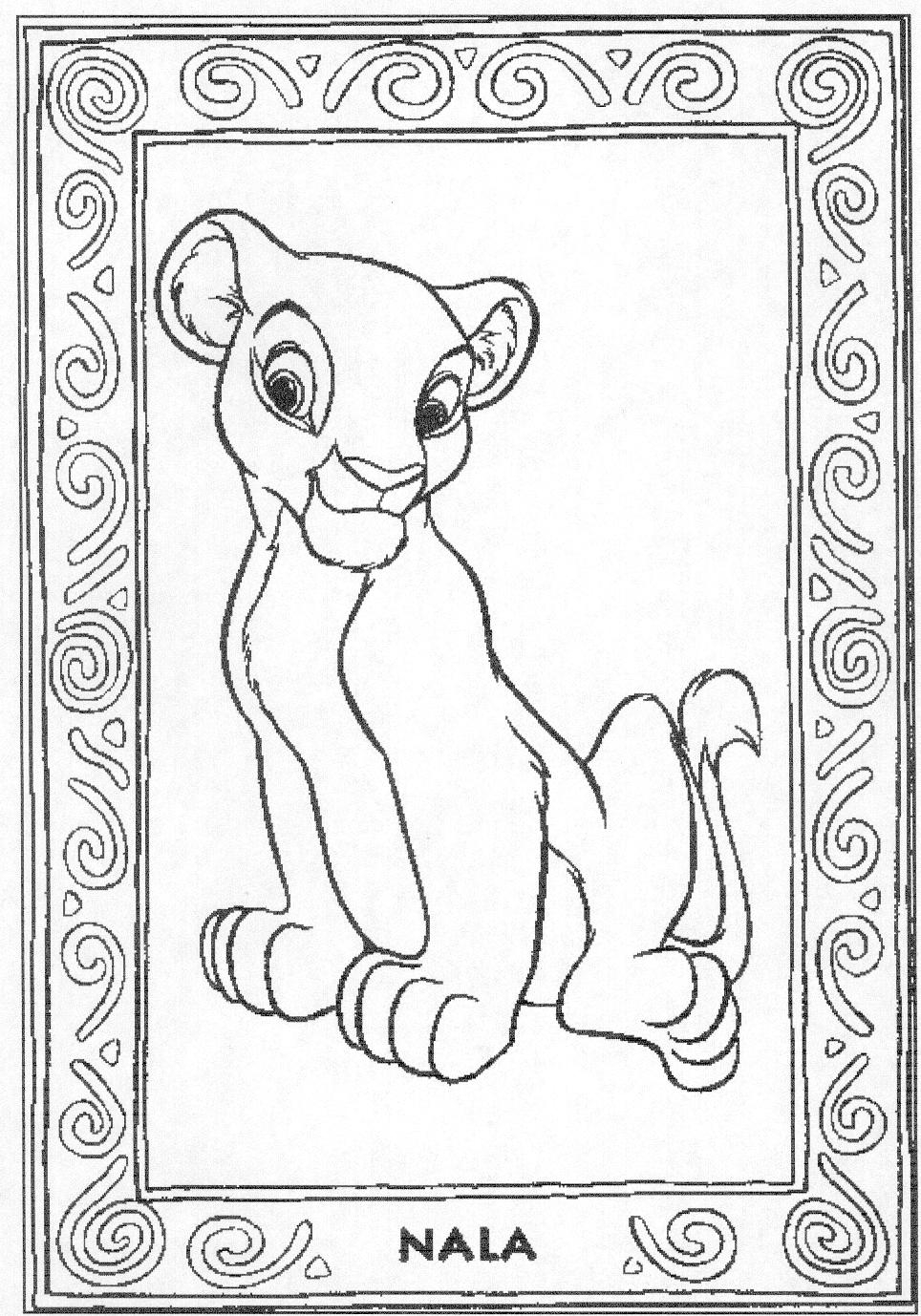 Disney The Lion King Coloring Pages Coloring Home