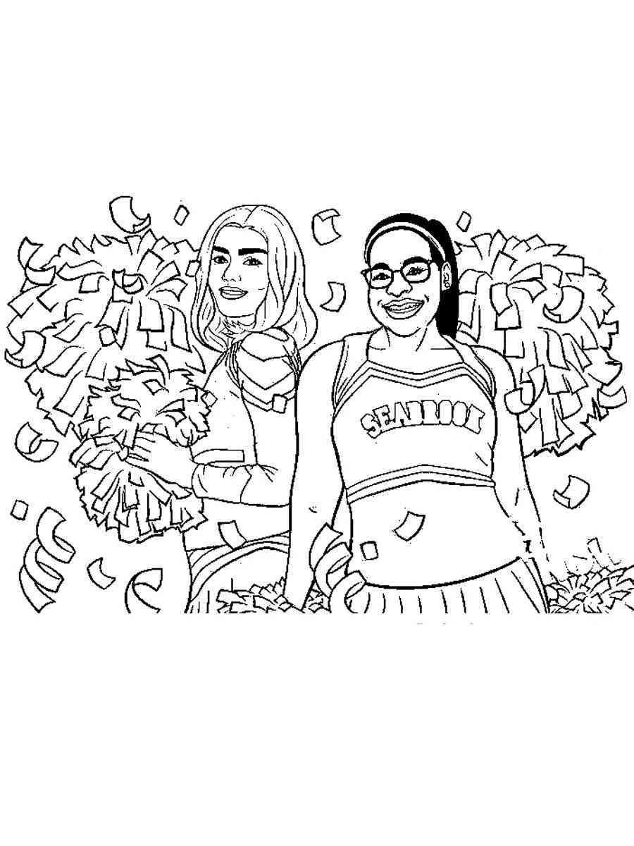 Disney Zombies 3 Coloring Pages