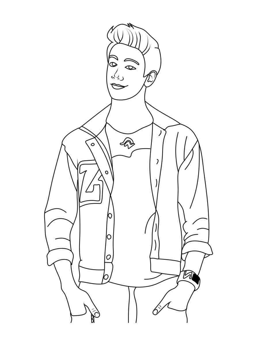 Disney Zombies 3 Coloring Pages