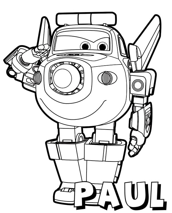 Dizzy Super Wings Coloring Page Free Printable Coloring Pages For Kids