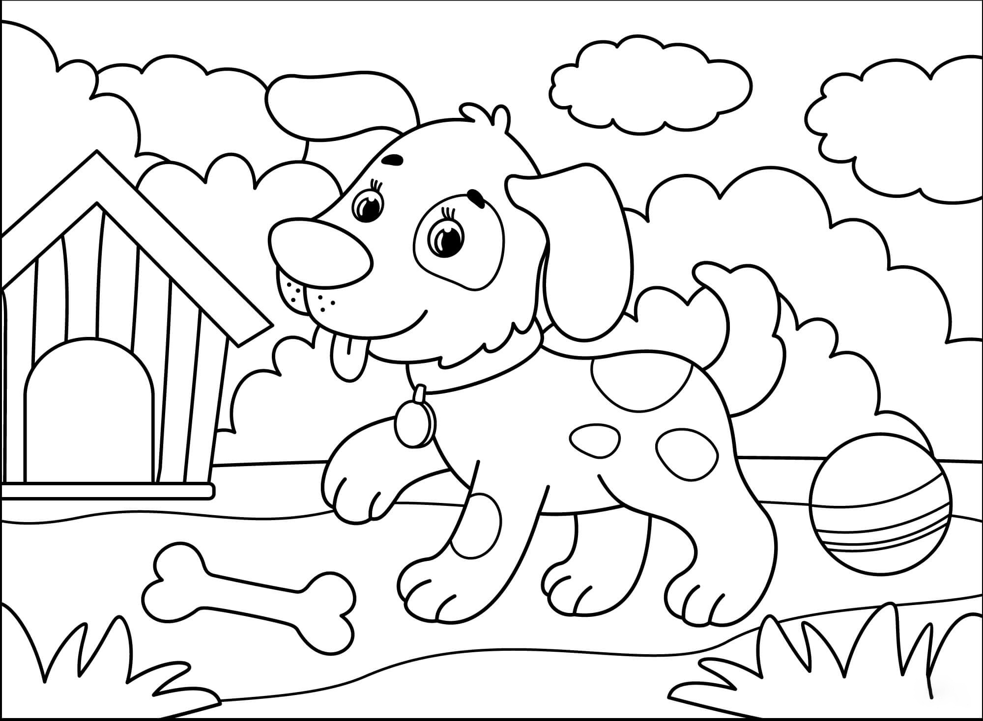 Dog Coloring Page Coloring Pages Dogs Coloring Pages Coloring Pages