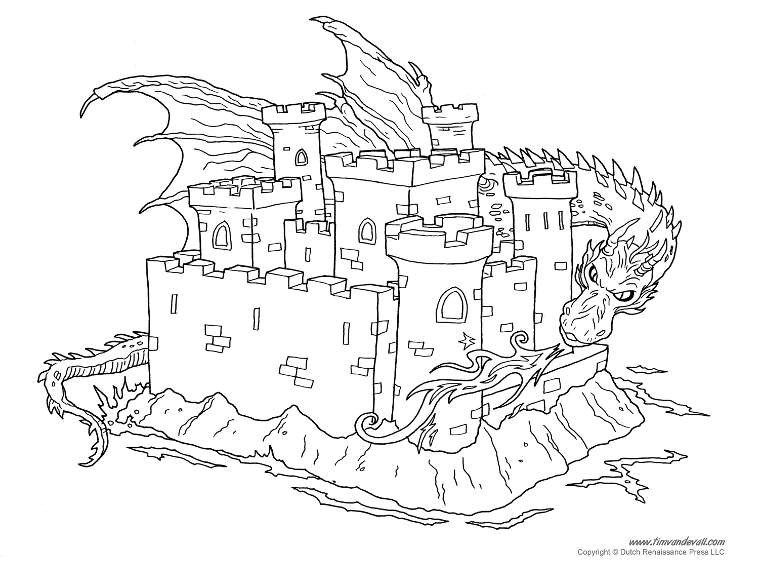 Dragon Coloring Pages