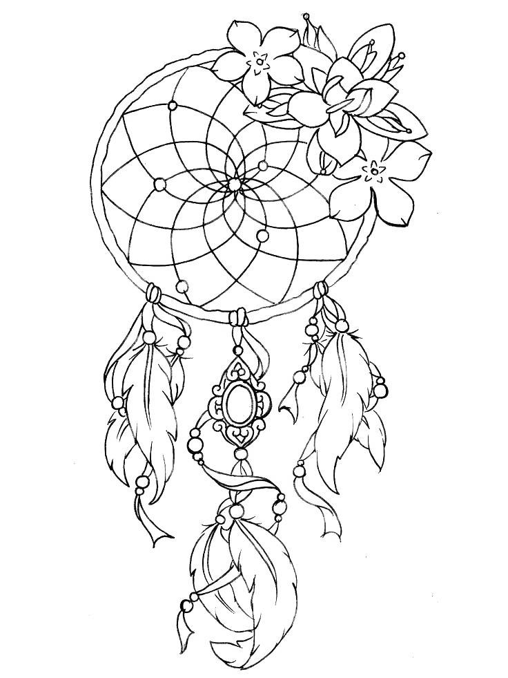 Dream Catcher Aesthetic Coloring Pages Free Printable Coloring Pages