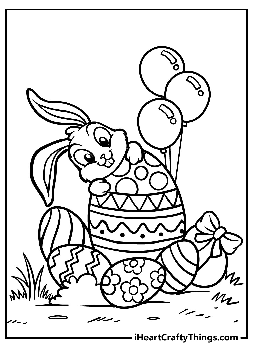Easter Bunny Coloring Pages Free Printable Pdf Free Infoupdate