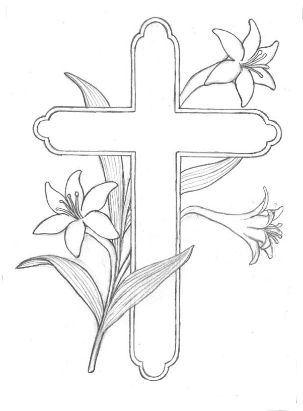 Easter Coloring Pages Easter Lily Coloring Pages