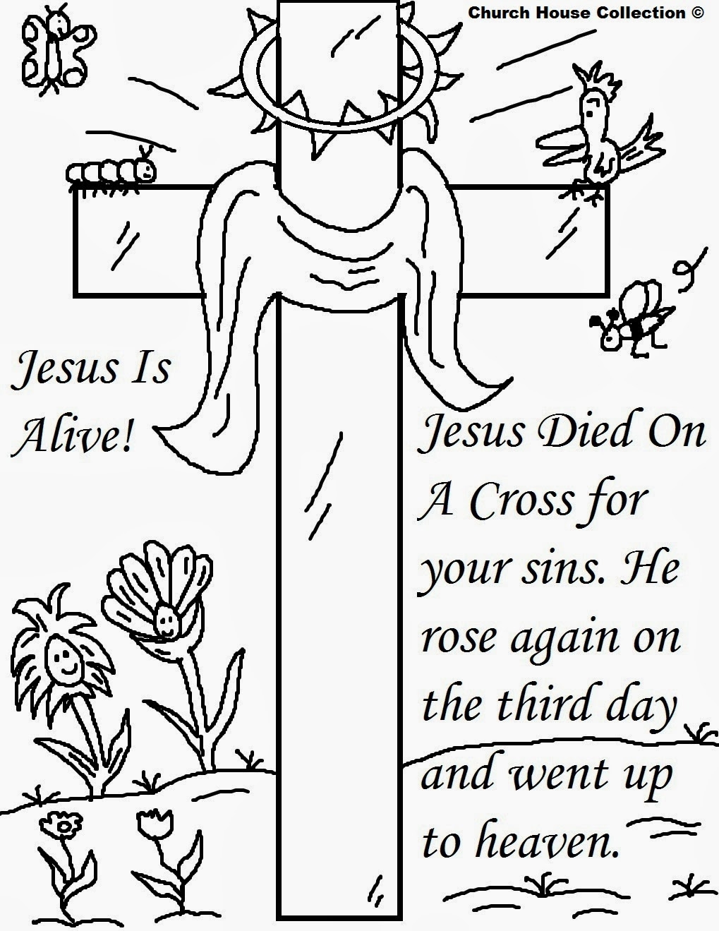 Easter Coloring Sheets For Kids