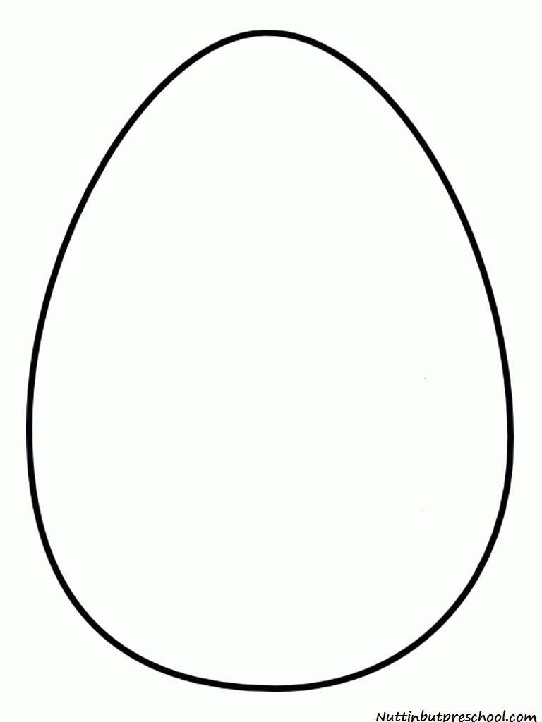 Easter Egg Coloring Sheet Coloring Pages