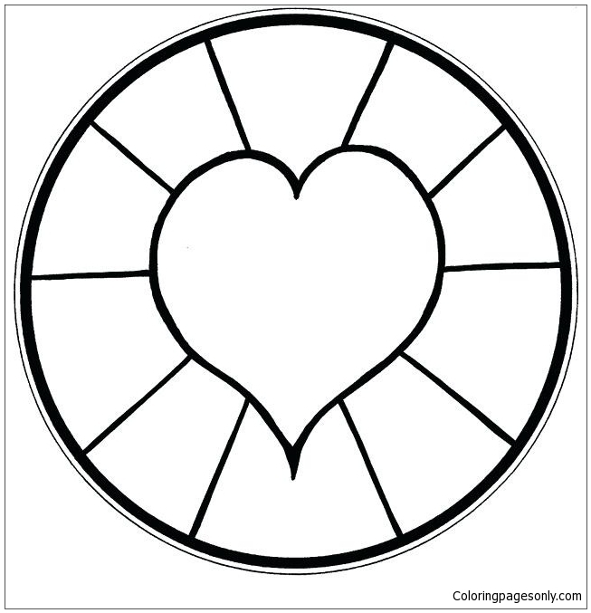 Easy Mandala Coloring Page Free Printable Coloring Pages