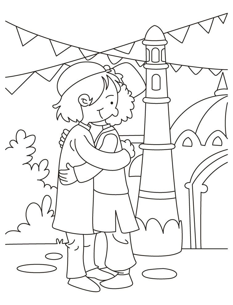Eid Coloring Pages Coloring Home