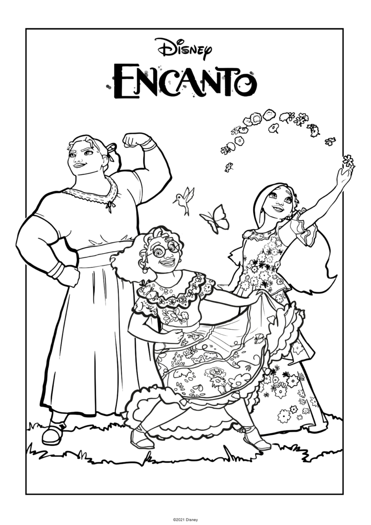 Encanto Coloring Pages Coloring Home