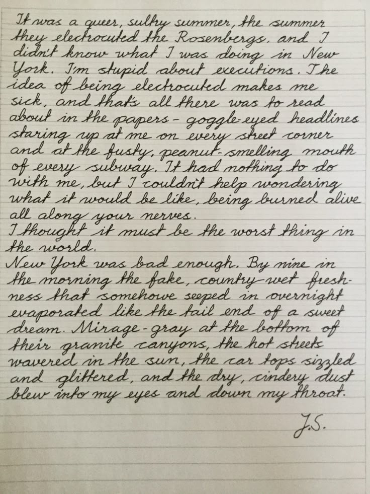 English Handwriting Practice Paragraph