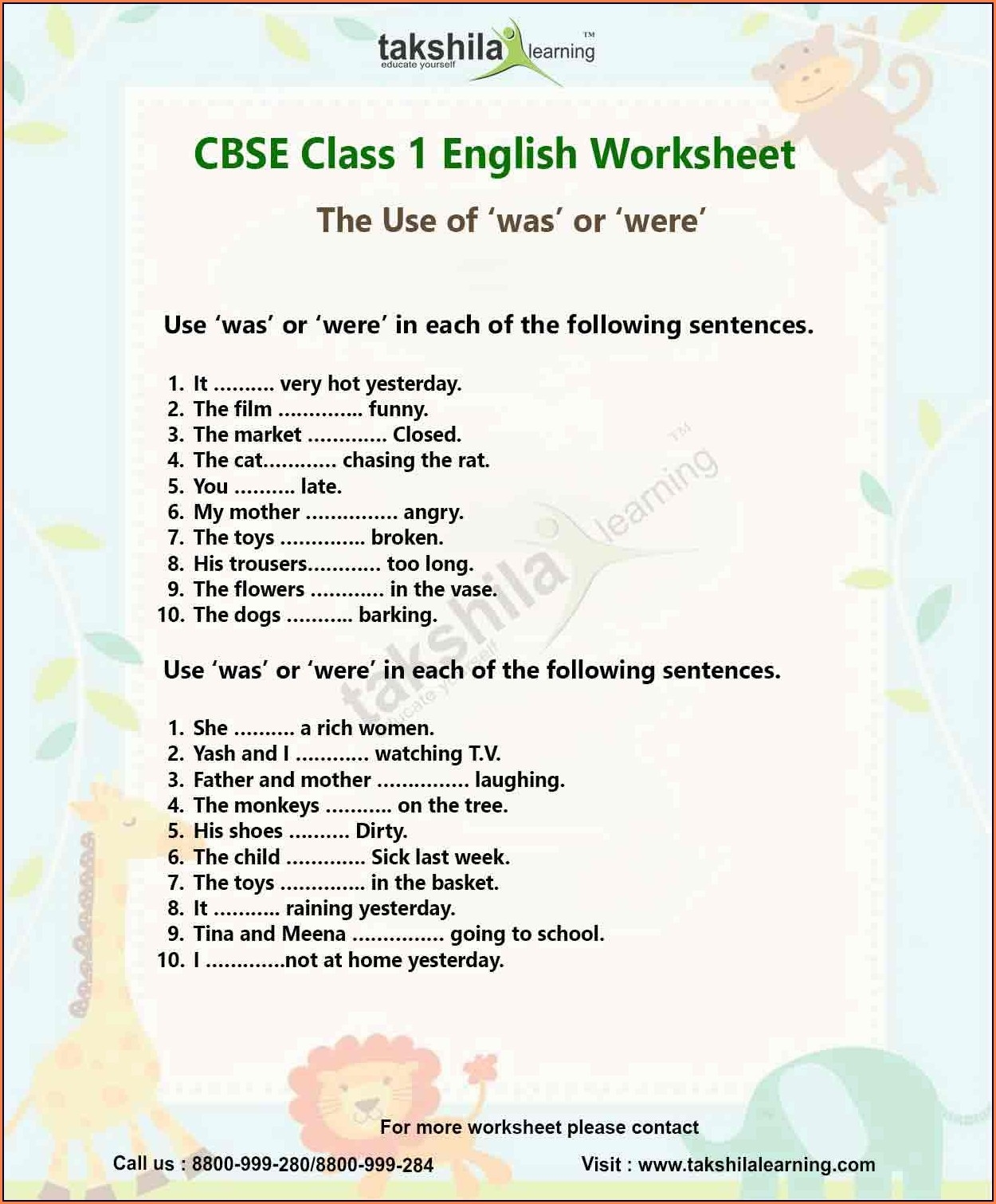 English Tenses Worksheet For Class 5 Uncategorized Resume Examples